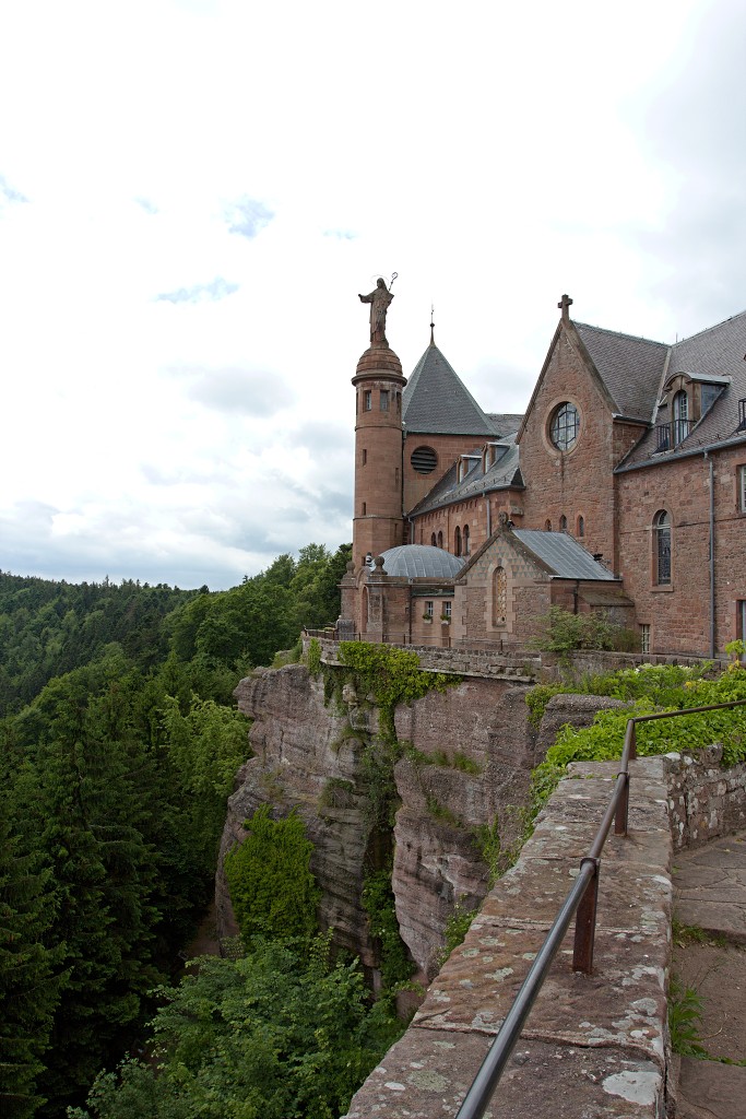 le mont Sainte-Odile Sainte Odile klooster hdr abbaye abdij kerk elzas france frankrijk sint odilia